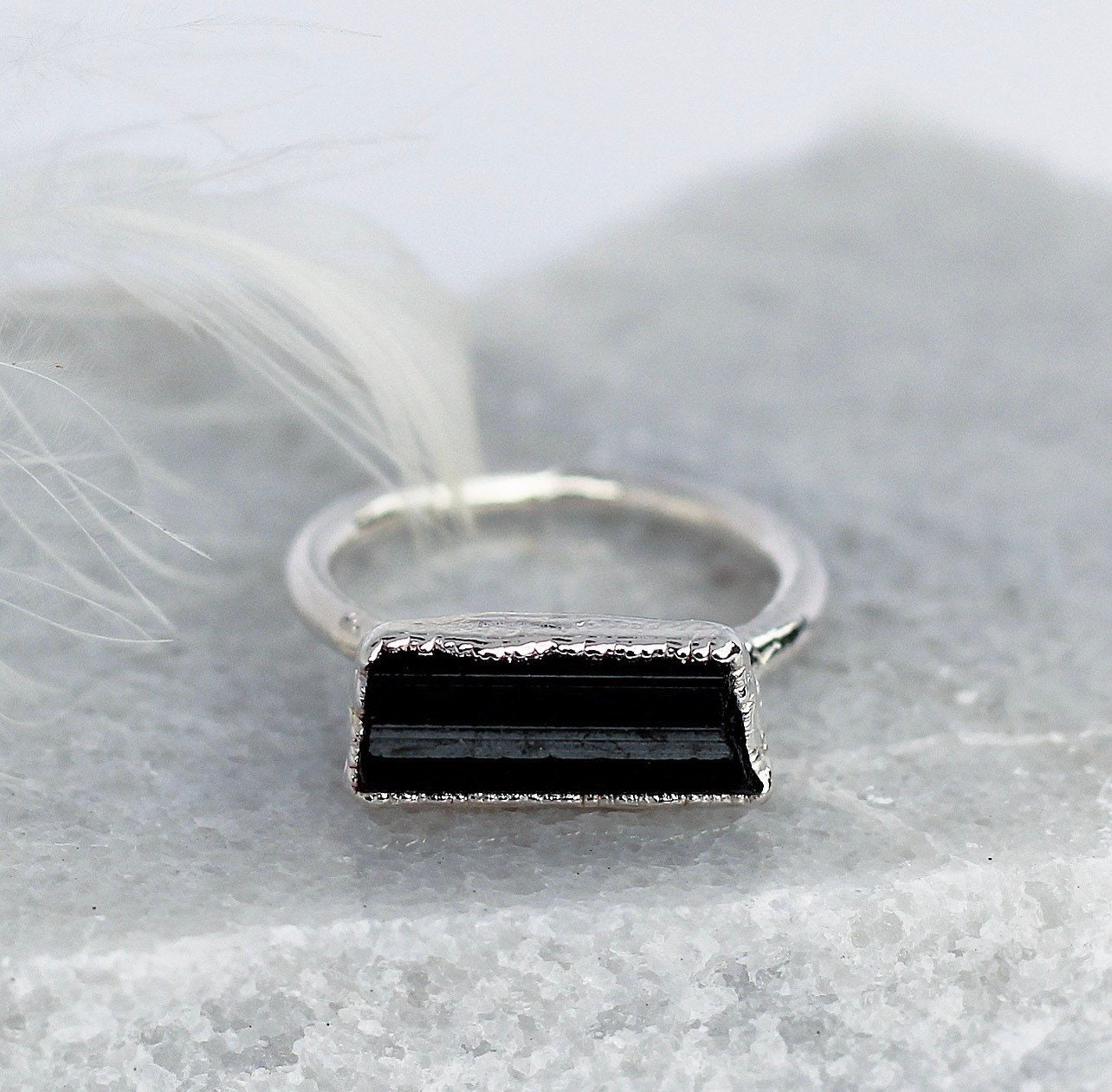 Swarovski Black Baroque Crystal Ring Size 7 5490976 | eBay