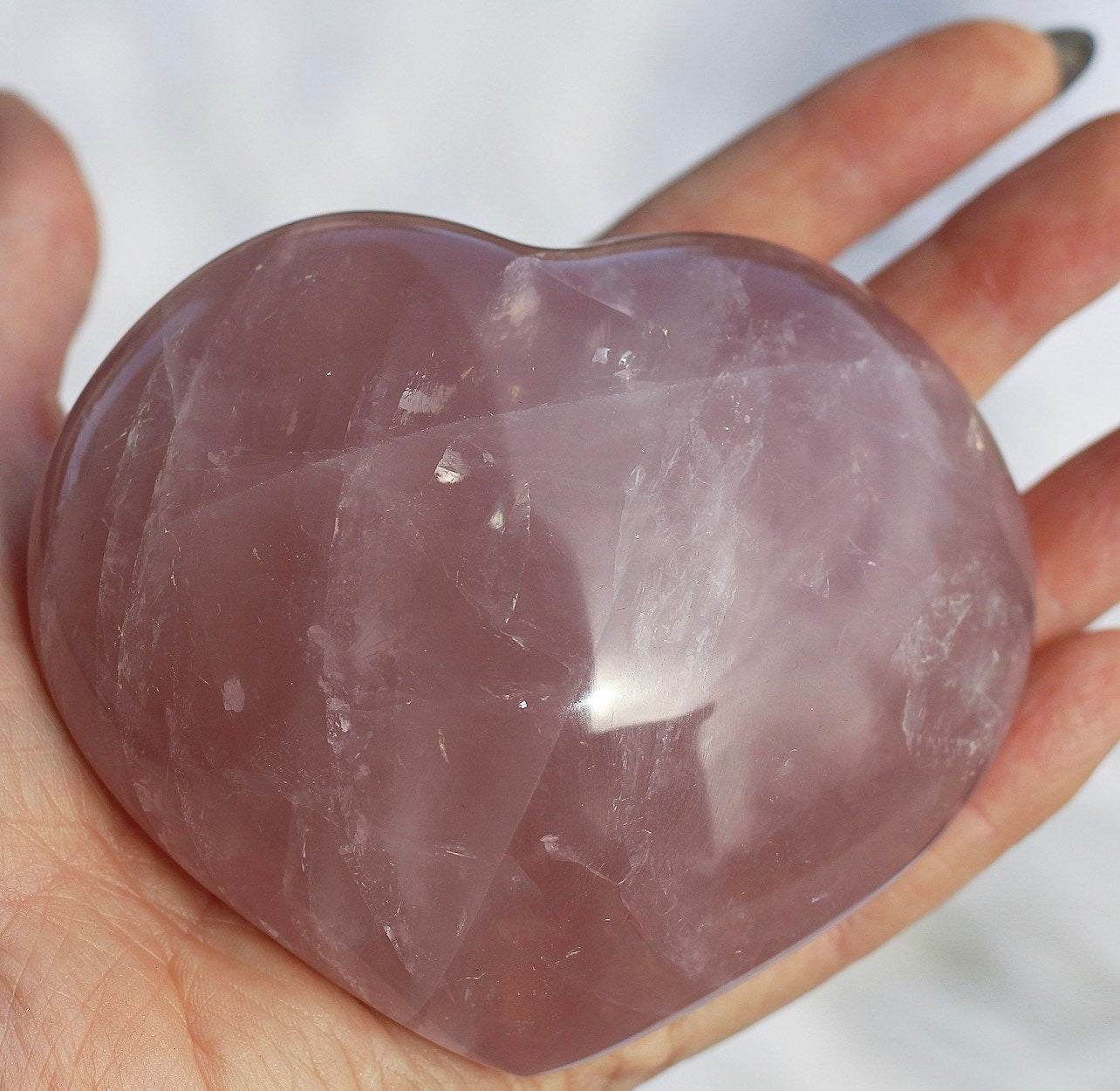 Big Rose Quartz Heart, Giant Heart Crystal, Crystal Heart Carving, Rose Quartz Gift, Natural Rose Quartz Stone, Metaphysical Gift